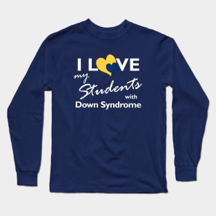 Love for Down Syndrome Student Long Sleeve T-Shirt